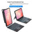 T730B-AS For Samsung Galaxy Tab S11 X730 X736B Detachable Wireless Keyboard Case with Touchpad / Backlit - 2