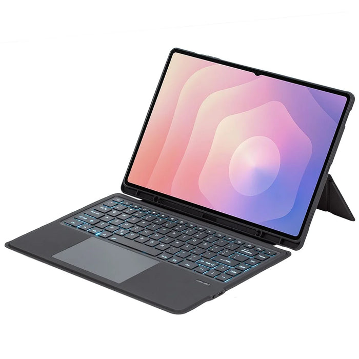 T930B-AS For Samsung Galaxy Tab S11 Ultra Detachable Bluetooth-compatible Keyboard Stand Case with Touchpad and Backlit - 6