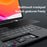 YESIDO KB24 For iPad 10.9 (2022) Magnetic Floating Magnetic Keyboard Case Dual Axis Rotation - 5