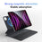 YESIDO KB23 Floating Magnetic Keyboard for iPad Pro 11 (2022)  /  (2021)  /  (2020)  /  (2018)  /  iPad Air (2022)  /  (2020) Dual Angle Adjustable Stand Case - 3