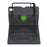 L10B-AS For iPad (2025) / iPad 10.9 (2022) 360 Degree Rotating Clear Acrylic Case Bluetooth-compatible Keyboard Cover with Touchpad and Backlit - Black - 5