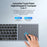 DUX DUCIS Aluminum Alloy Wireless Keyboard With TouchPad   LK Pro Series Aluminum Alloy Wireless Keyboard With TouchPad for Laptops/Tablets/Phones - Black - 7