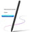 For Samsung Galaxy Tab S10 Series / Tab S9 Series Stylus Pressure Sensitive Pen with 5 Pen Tips (without Logo) - Dark Grey - 6