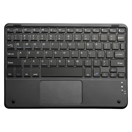 Ultra Thin Wireless Keyboard Magnetic Bluetooth-compatible 5.2 Keyboard with Smart Gesture Control Touchpad - Black - 1