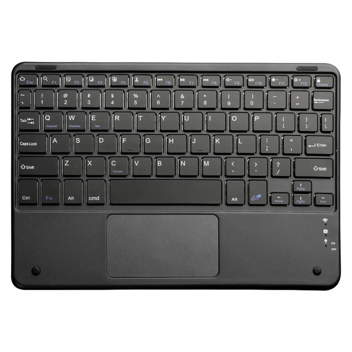 Ultra Thin Wireless Keyboard Magnetic Bluetooth-compatible 5.2 Keyboard with Smart Gesture Control Touchpad - Black - 1