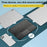 Ultra Thin Wireless Keyboard Magnetic Bluetooth-compatible 5.2 Keyboard with Smart Gesture Control Touchpad - Black - 5
