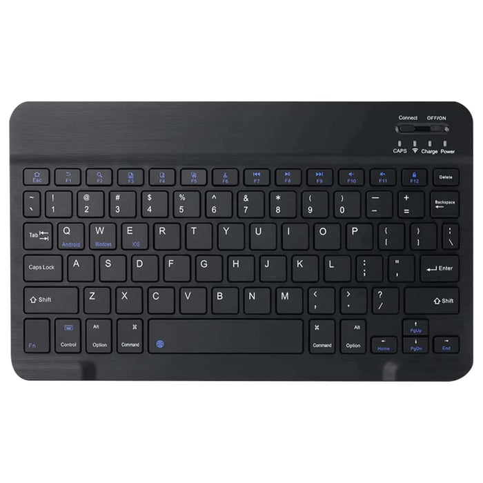Ultra Thin Bluetooth-compatible Keyboard Quiet Typing Wireless Keyboard for Home Office - Black - 1
