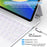 HB354 Magnetic Floating Bluetooth-compatible Keyboard Case with Backlit for iPad Air 11 (2026) / (2025) / (2024) / iPad Pro 11 (2022) / (2021) / (2020) / (2018) / iPad Air (2022) / (2020) - White - 7