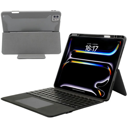 WR303 For iPad Air 11 (2024) / Pro 11 (2024) Magnetic Keyboard Case with Backlit / Touchpad, Detachable Tablet Cover - 1