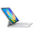 For iPad (2025) Smart Auto Wake/Sleep Magnetic Bluetooth-compatible Keyboard Stand Case with Backlit - White - 2