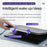 For iPad (2025) Smart Auto Wake/Sleep Magnetic Bluetooth-compatible Keyboard Stand Case with Backlit - White - 7