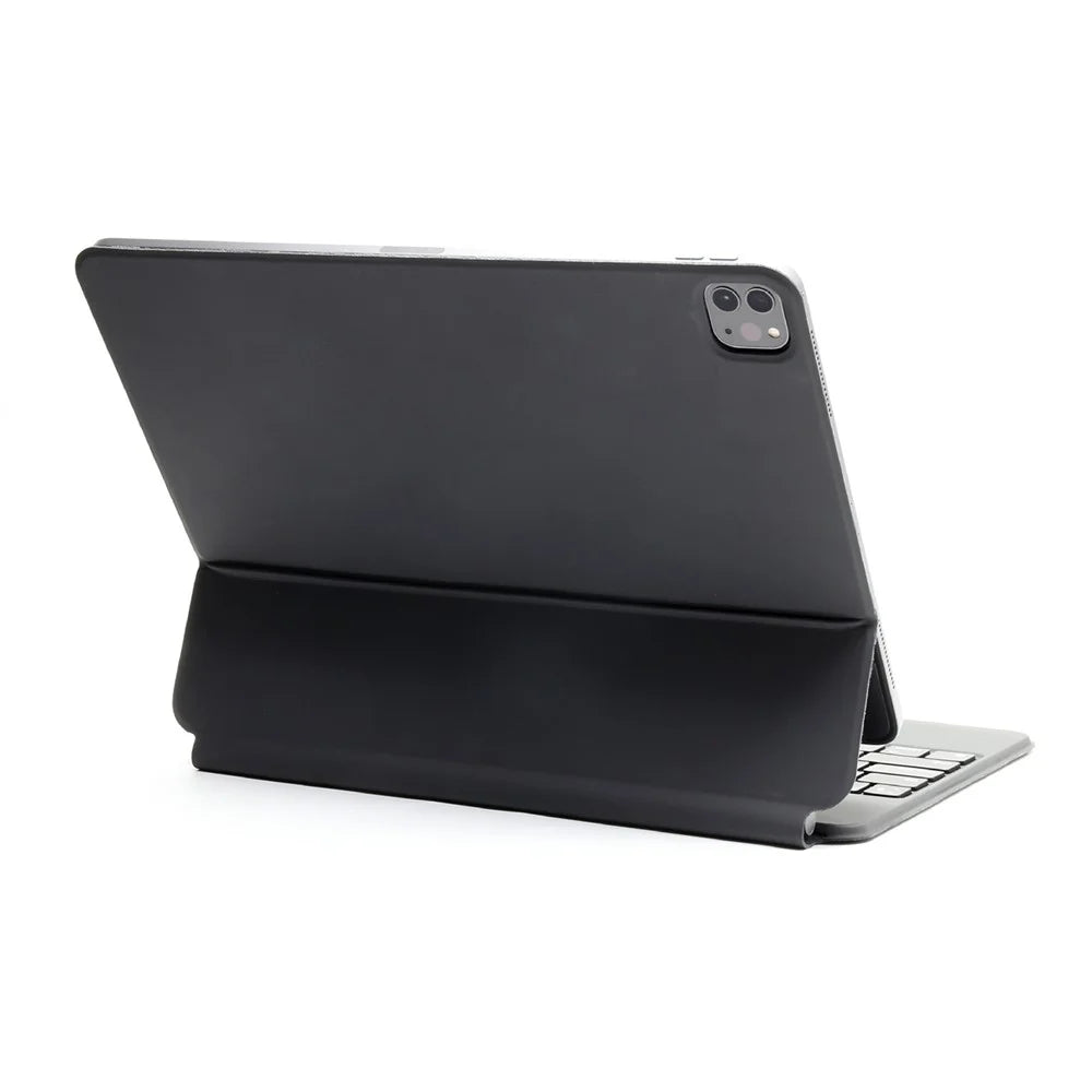 HB358 Magnetic Floating Bluetooth-compatible Keyboard Case with Backlit for iPad Air 13 (2026) / (2025) / (2024) /  iPad Pro 12.9 (2022) / (2021) / (2020) / (2018) - Black - 2