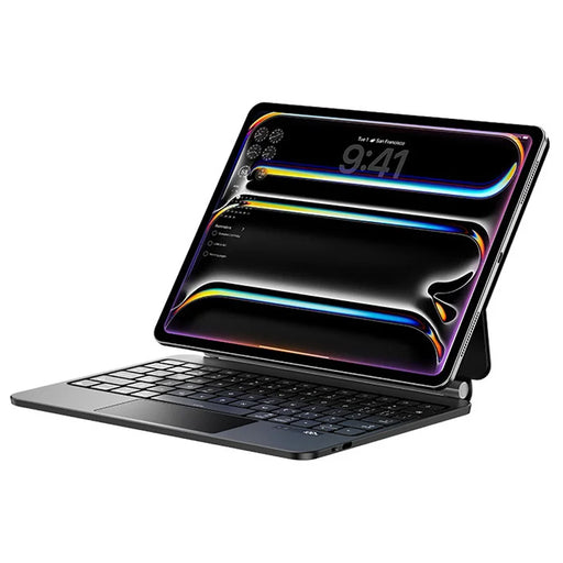 Bluetooth-compatible Keyboard for iPad Pro 11 (2022)/(2021)/(2020)/(2018) Magnetic Floating Keyboard Case - Black - 1
