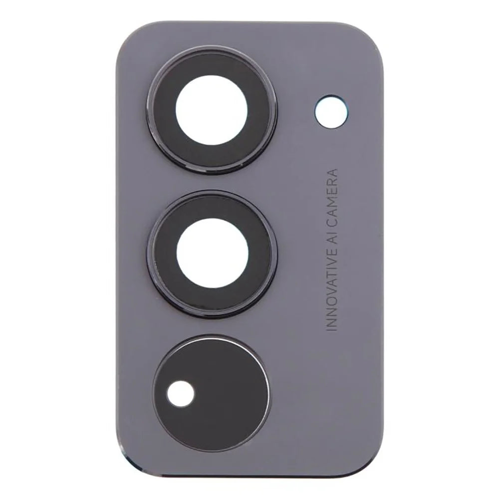 For Xiaomi Redmi 15 5G (Global) (169mm) OEM Back Camera Lens Holder Cover with Glass Part (Without Logo) - Black - 1
