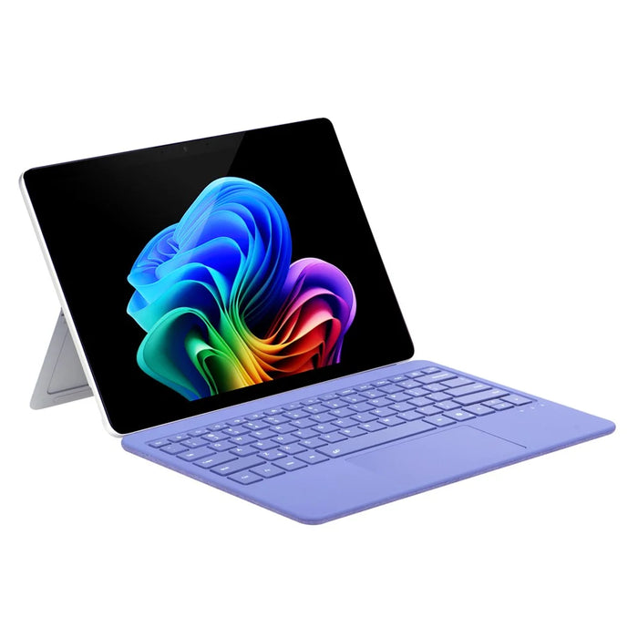 1088 For Microsoft Surface Pro 12inch Bluetooth-compatible Keyboard with Backlit Touchpad Keyboard - Purple - 1