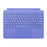 1088 For Microsoft Surface Pro 12inch Bluetooth-compatible Keyboard with Backlit Touchpad Keyboard - Purple - 4
