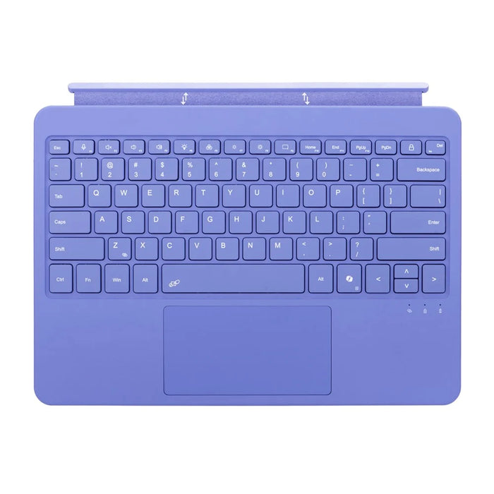 1088 For Microsoft Surface Pro 12inch Bluetooth-compatible Keyboard with Backlit Touchpad Keyboard - Purple - 4