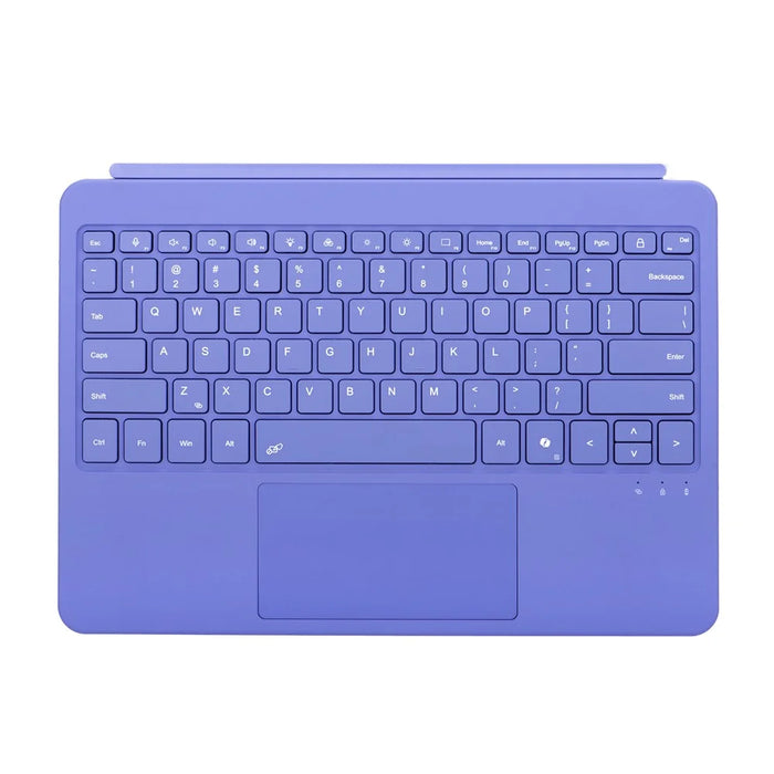 1088 For Microsoft Surface Pro 12inch Bluetooth-compatible Keyboard with Backlit Touchpad Keyboard - Purple - 5
