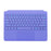1088 For Microsoft Surface Pro 12inch Bluetooth-compatible Keyboard with Backlit Touchpad Keyboard - Purple - 7