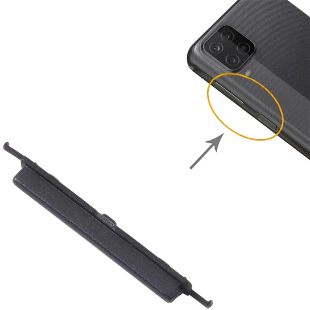 For Samsung Galaxy A12 A125 Side Volume Button Replacement Part (without Logo) - 2