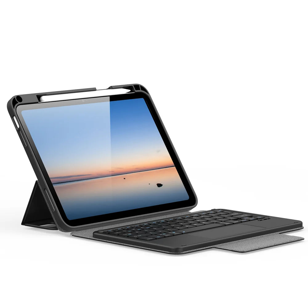 Dux Ducis for iPad (2025) / iPad 10.9 (2022) DUX DUCIS YK Series Wireless Keyboard Case Detachable Trackpad Bluetooth-compatible Keyboard Cover - Black - 2