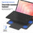 Dux Ducis for Samsung Galaxy Tab S12 Ultra / S11 Ultra DUX DUCIS YK Series Wireless Keyboard Case Detachable Trackpad Bluetooth-compatible Keyboard Cover - Black - 5