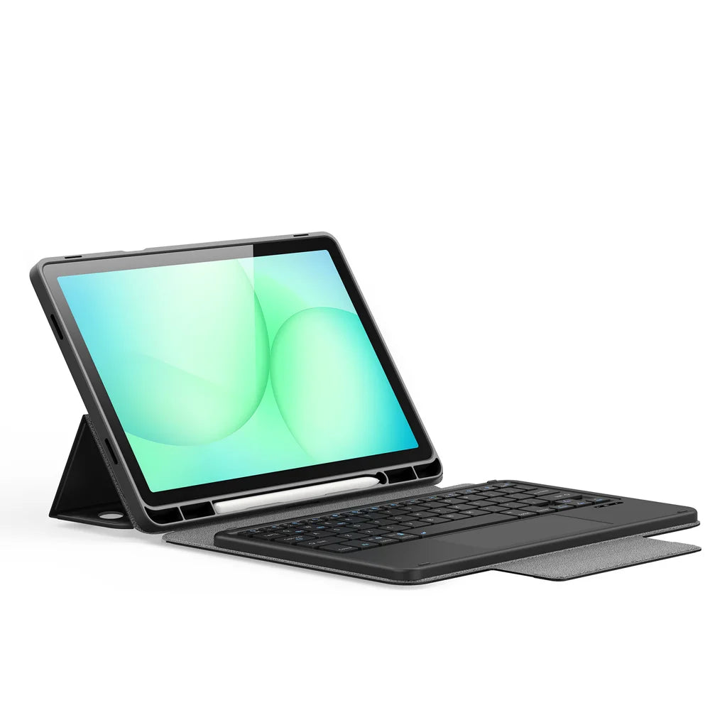 Dux Ducis for Samsung Galaxy Tab A9+ / Galaxy Tab A11+ DUX DUCIS YK Series Wireless Keyboard Case Detachable Trackpad Bluetooth-compatible Keyboard Cover - Black - 2