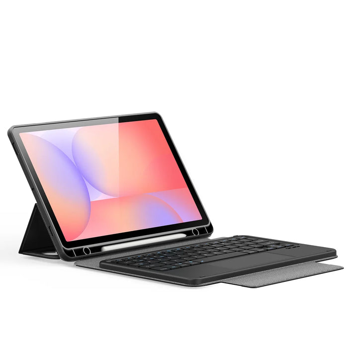 Dux Ducis for Samsung Galaxy Tab S10 FE / Galaxy Tab S9 FE / Galaxy Tab S9 / Galaxy Tab S10 Lite DUX DUCIS YK Series Wireless Keyboard Case Detachable Trackpad Bluetooth-compatible Keyboard Cover - Black - 2