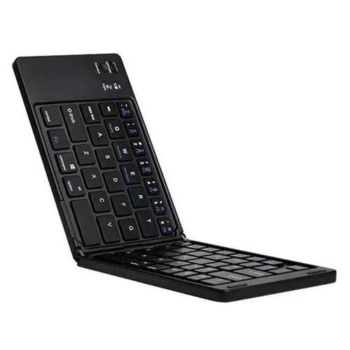 COTECI 64017 Wireless Foldable Bluetooth-compatible Keyboard Portable Keypad Keyboard for Android iOS Windows - Black - 1