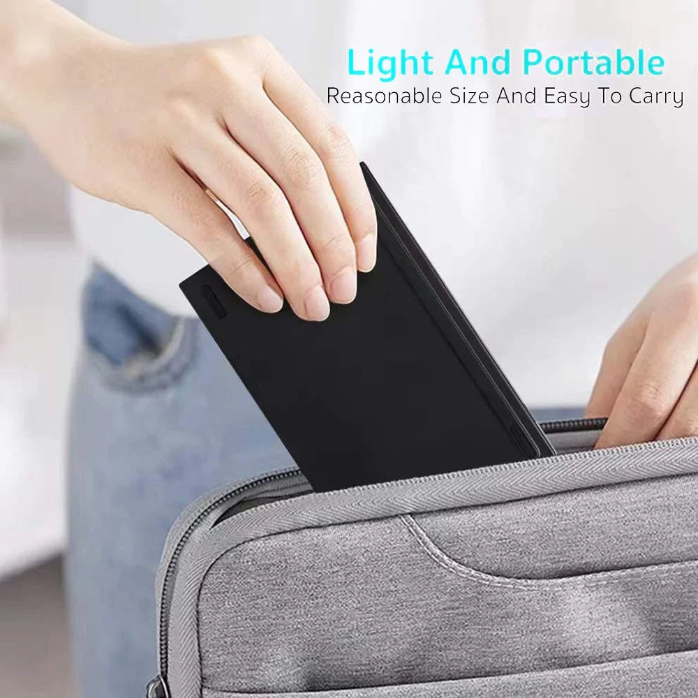COTECI 64017 Wireless Foldable Bluetooth-compatible Keyboard Portable Keypad Keyboard for Android iOS Windows - Black - 3