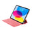 For iPad (2025) / iPad 10.9 Bluetooth-compatible Keyboard PU Leather Stand Cover with Pencil Holder - Watermelon Red - 2