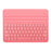 For iPad (2025) / iPad 10.9 Bluetooth-compatible Keyboard PU Leather Stand Cover with Pencil Holder - Watermelon Red - 4