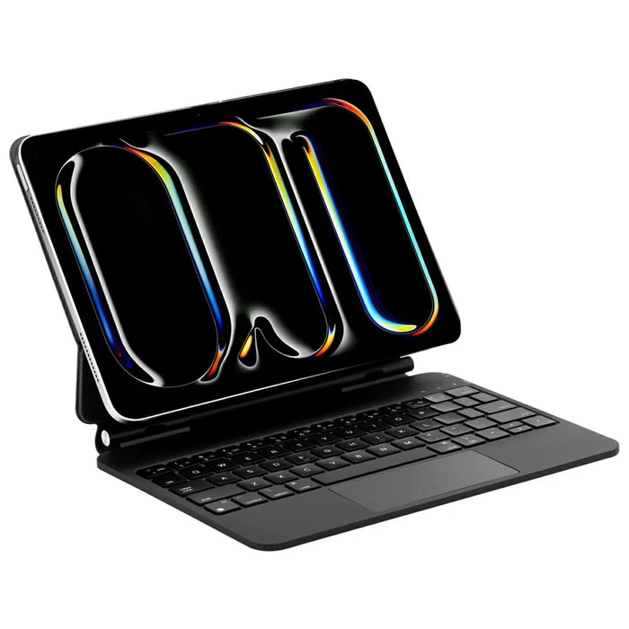 Y7 Keyboard Case for iPad Air 11 (2026) / (2025) / (2024) / iPad Air (2022) / (2020) / iPad Pro 11 (2022) / (2021) / (2020) / (2018) Bluetooth-compatible Backlit Keyboard - Black - 2