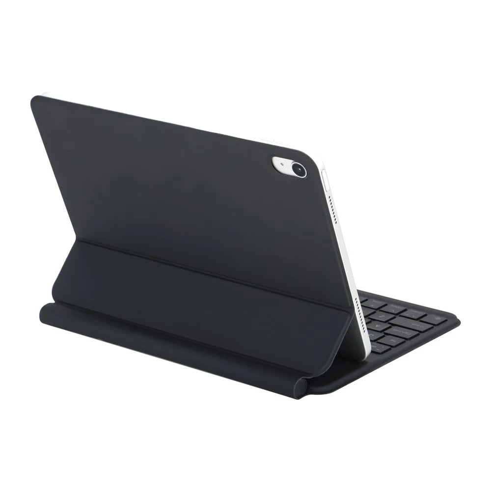2038 For iPad (2025) / iPad 10.9 (2022) Keyboard Case with Smart Connector Detachable Keyboard Protective Cover with Backlit - Black - 4