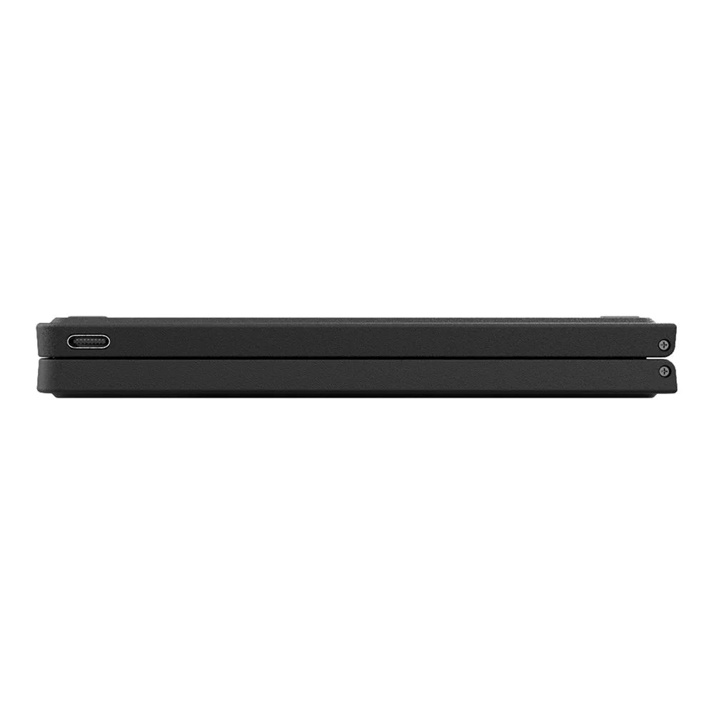 K143 Dual Folding Bluetooth-compatible Keyboard 67 Keys Wireless Portable Keyboard for iOS Android Windows Mac - Black - 3