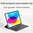 For iPad (2025) / iPad 10.9 (2022) Direct Contact Connection Keyboard + Magnetic Leather Tablet Case - Black - 5