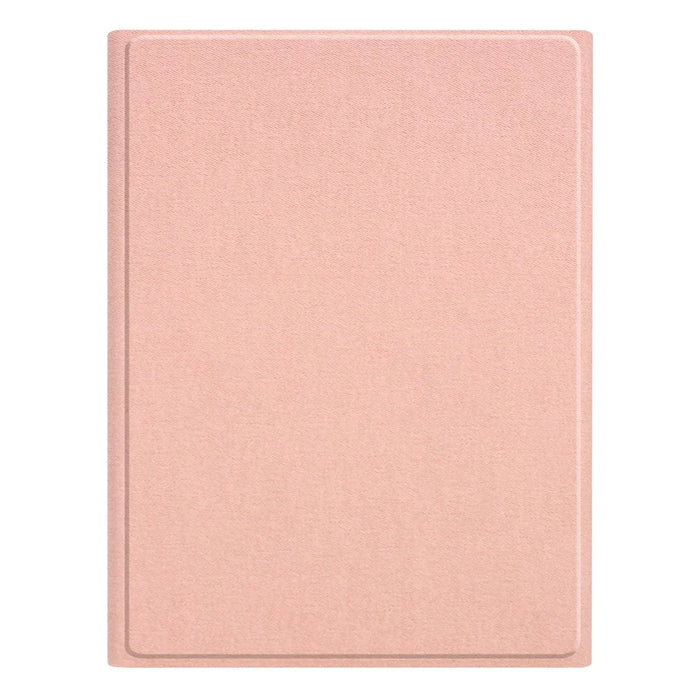SK-1026 Wireless Touch Bluetooth-compatible Keyboard Case Multi-Angles Viewing Stand Protective Leather Shell Cover for iPad 10.2 (2021)/(2020)/(2019) - Rose Gold - 2