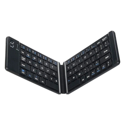 F68 Folding Bluetooth-compatible Keyboard 65 Keys Wireless Keypad for Computer/Tablet/Smartphones - 1