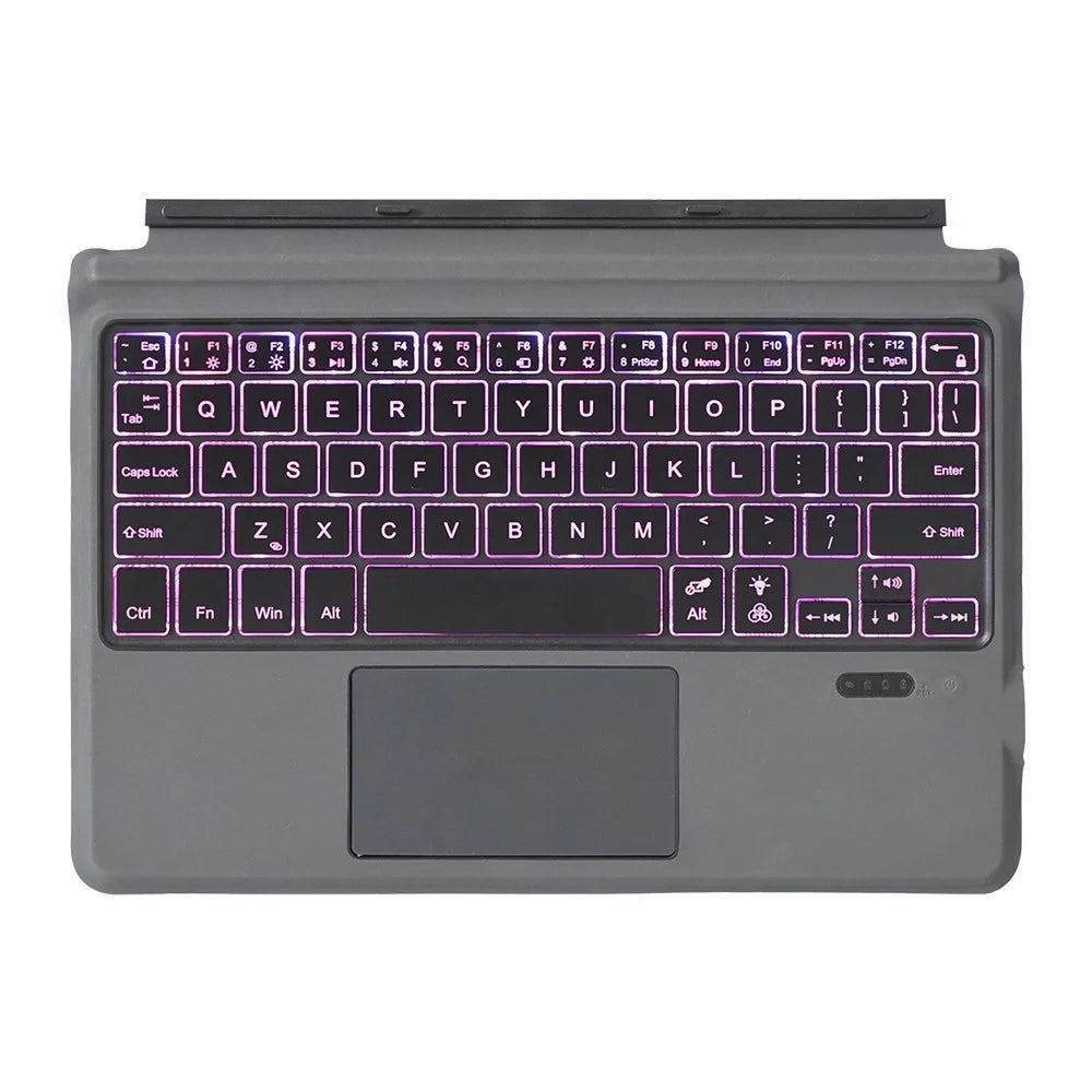 FT-1087D Bluetooth-compatible Keyboard Ultra-thin Backlit Keyboard for Microsoft Surface Go 1 / 2 / 3 - 1