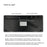 X5 Lightweight Ultra-thin Bluetooth-compatible Keyboard Portable Wireless Keyboard for Apple/Android OS (German) - Black - 3