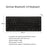 X5 Lightweight Ultra-thin Bluetooth-compatible Keyboard Portable Wireless Keyboard for Apple/Android OS (German) - Black - 4