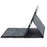 AH36-A for Huawei MatePad Pro Max Detachable Bluetooth-compatible Keyboard with Touchpad + Leather Protective Cover - Black - 4