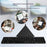 B089T 61-Key Triple-Fold Bluetooth-Compatible Keyboard with Touchpad Built-in Bracket for Phone Tablet PC - Black - 5