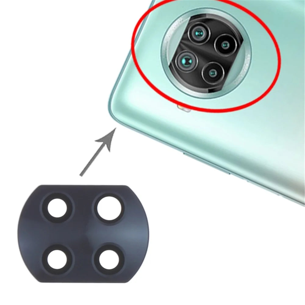 Rear Back Camera Lens Cover Replacement Part (without Logo) for Xiaomi Mi 10T Lite 5G M2007J17G - 1