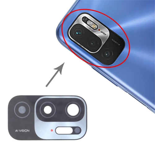 Rear Back Camera Lens Cover Replacement Part (without Logo) for Xiaomi Redmi Note 10 5G M2103K19G/M2103K19C - 1
