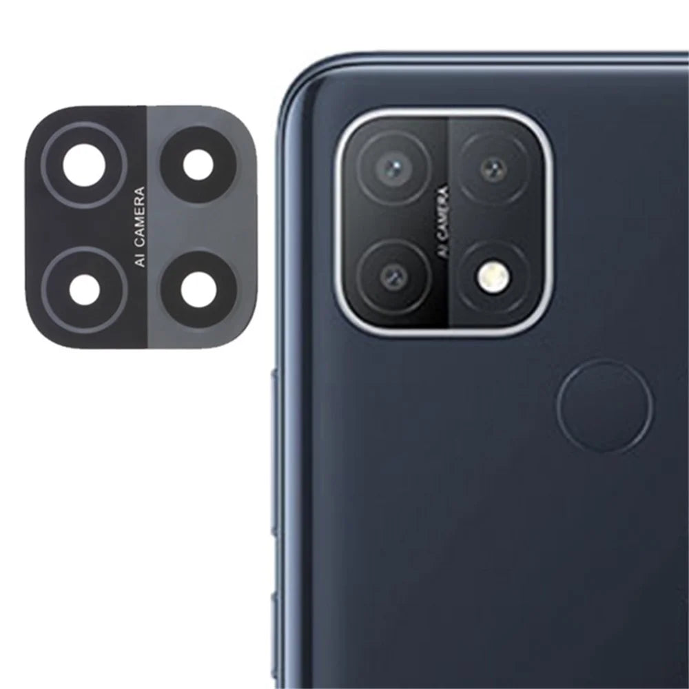 For OPPO A15 CPH2185/A15s CPH2179/A35 PEHM00 Rear Back Camera Lens Cover Replacement Part (without Logo) - 1
