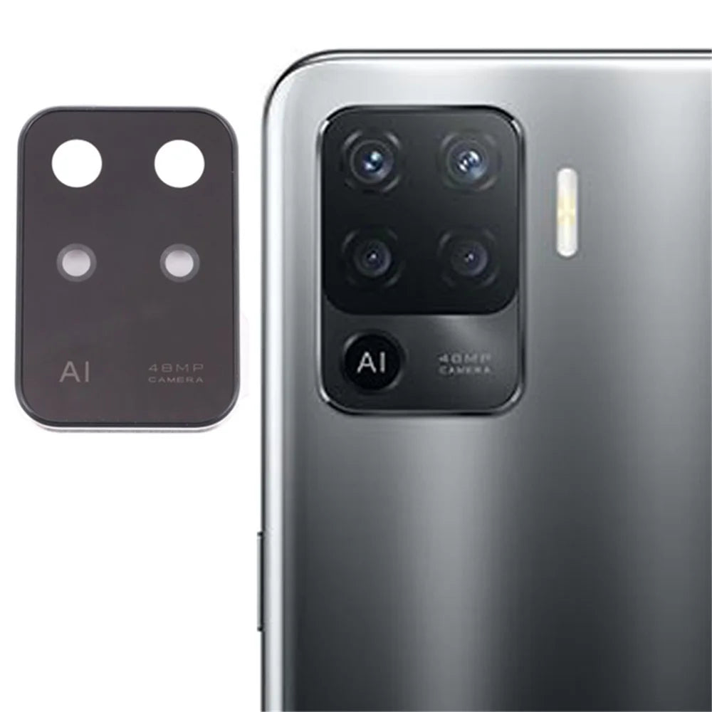 For Oppo A94 CPH2203 OEM Back Camera Lens Holder Cover with Glass Part (without Logo) - 1