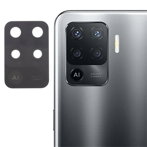 For Oppo A94 CPH2203 Rear Back Camera Lens Cover Replacement Part (without Logo) - 1