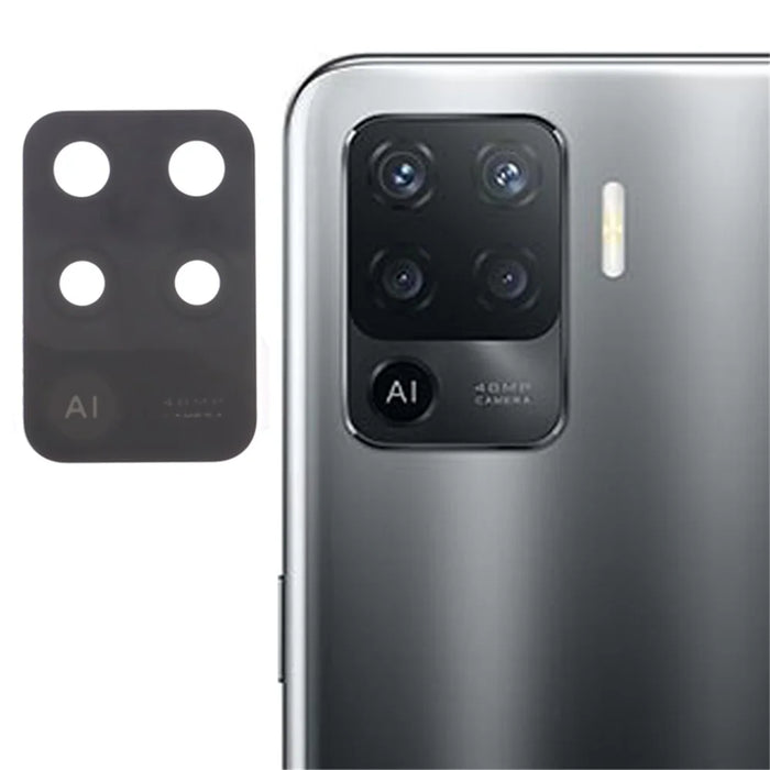 For Oppo A94 CPH2203 Rear Back Camera Lens Cover Replacement Part (without Logo) - 1