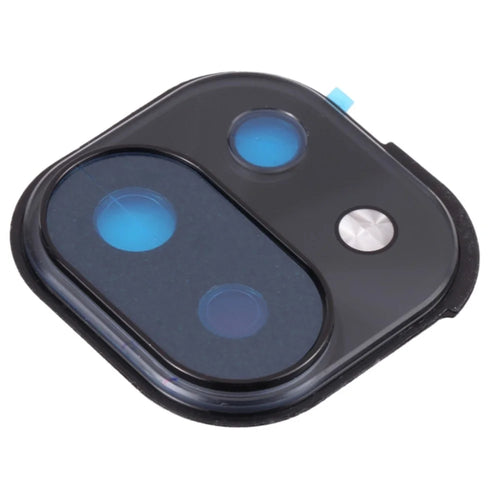 For Xiaomi Mi 11 Lite 4G / 5G / 11 Lite 5G NE OEM Back Camera Lens Holder Cover with Glass Part (without Logo) - Black - 1